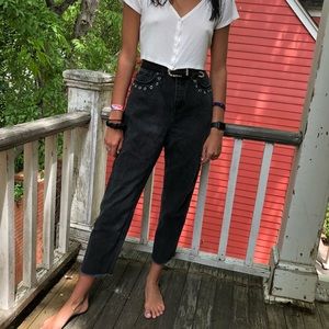 BDG High-waisted Mom jeans black